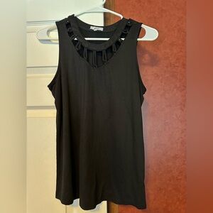 Maurices Black Sleeveless Tank Top